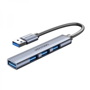 vention hub 4 en 1 usb 3.0 a 4xusb 0.15m color gris