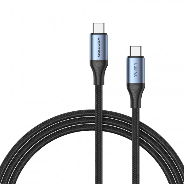 vention cable usb c 4.0 macho a usb c macho 1m color gris