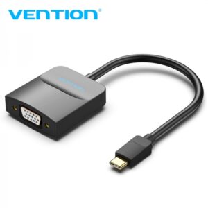 vention adaptador usb c macho a vga hembra color negro