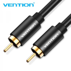 vention cable estereo rca macho a rca macho 1m color negro