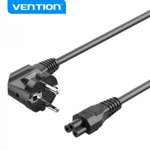 vention cable de alimentacion eu c5 1.8m color negro