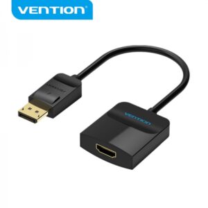 vention conversor displayport macho a hdmi hembra 0.15m color negro