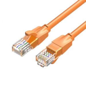 vention cable de red rj45 utp cat.6 1m color naranja