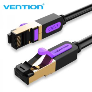 vention cable de red sftp rj45 cat.7 15m color negro