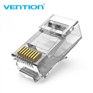vention pack de 50 conectores de red utp rj45 cat.6a