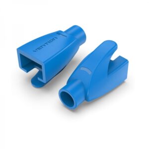 vention pack de 50 fundas protectoras rj45 color gris