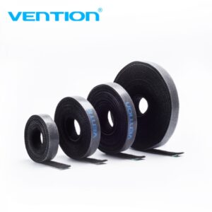 vention tira organizadora de cables 3m color negro