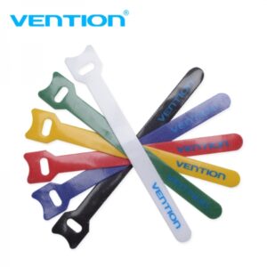 vention tira organizadora de cables 6 piezas (150*20) colores variados