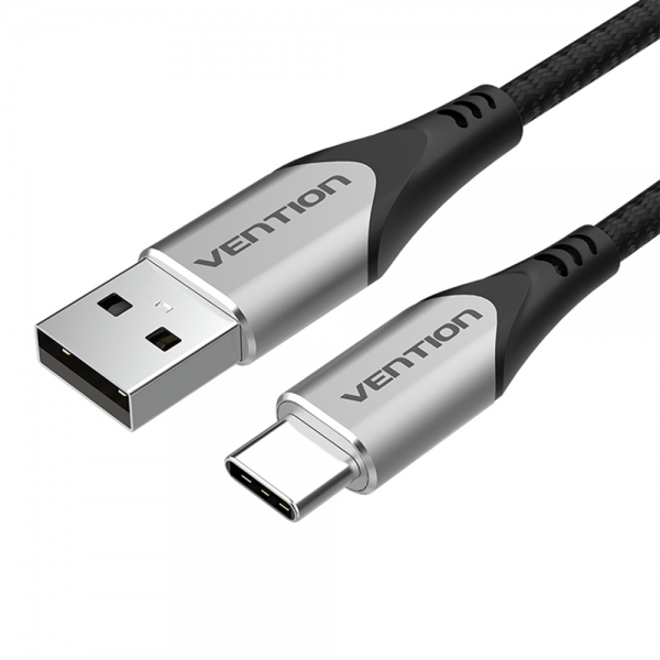 vention cable usb a macho a usb c macho 3a 60w 480mbps 0.5m color gris