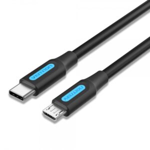vention cable usb c macho a microusb macho 1m 2a 10w 480mbps color negro
