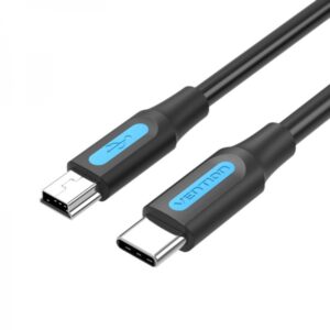 vention cable usb c macho a miniusb macho 1m color negro