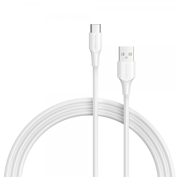 vention cable usb a macho a usb c macho 2m 3a 60w 480mbps color blanco