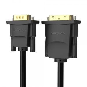 vention conversor dvi macho a vga macho 1m color negro