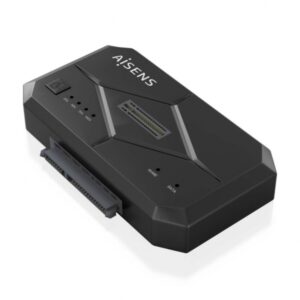 aisens docking station clonador de discos duros instalacion facil compatible con sata y m.2 nvme plug and play usb 3.0 leds indicadores alta velocidad de transferencia soporta uasp