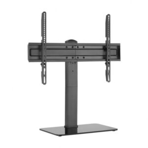 aisens eco soporte de mesa giratorio para monitor/tv estilo sobremesa acero de alta resistencia facil instalacion y ajuste vesa maximo 600x400mm carga maxima 40kg sistema pasacables color negro
