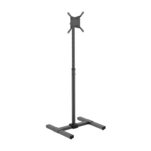 aisens soporte de suelo inclinable y extensible para monitor/tv de 13” 42” acero de alta resistencia pintura electrostatica vesa maximo 200x200mm carga maxima 20kg inclinacion 0º/+30º color negro