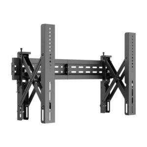 aisens soporte videowall pop out tv 37” 70” acero alta resistencia sistema extensible vesa max 600x400mm carga max 70kg color negro