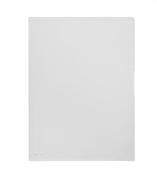 pardo pack de 100 dossiers con uñero folio transparentes 130 micras acabado piel de naranja
