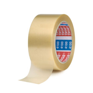 tesa 4100 precinto de embalar resistente 50mm x 66 metros pvc rugoso adhesivo potente transparente