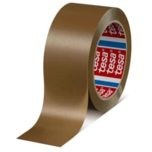 tesa 4100 precinto de embalar resistente 50mm x 66 metros pvc rugoso adhesivo potente color marron