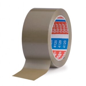 tesa 4120 precinto de embalar standard 50mm x 66 metros fabricado en pvc adhesivo de caucho natural color marron