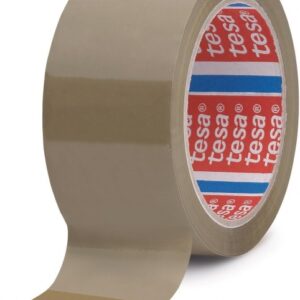 tesa 4089 precinto de embalar 50mm x 132 metros fabricado en polipropileno adhesivo de caucho natural color marron