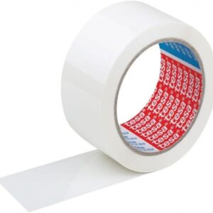 tesa 4089 precinto de embalar 50mm x 132 metros fabricado en polipropileno adhesivo de caucho natural color blanco