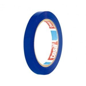 tesa 60404 cinta de embalar premium 12mm x 66 metros fabricado en spvc adhesivo de caucho natural color azul