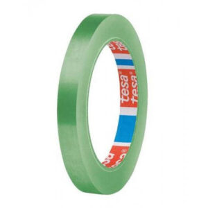 tesa 60404 cinta de embalar premium 12mm x 66 metros fabricado en spvc adhesivo de caucho natural color verde