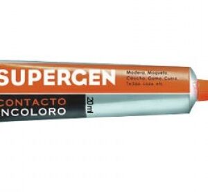 supergen contacto pegamento incoloro 20ml secado rapido no contiene tolueno resistencia al envejecimiento y a los rayos uv