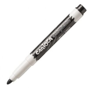 carioca rotulador para pizarra blanca clip tapa con clip se borra facilmente se seca rapidamente punta de Ø 4.5mm color negro