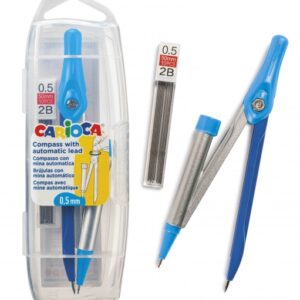 carioca compas ajustable con portaminas kit de carga mina hb 0.5 descenso de la mina por clic color varios