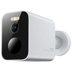 xiaomi outdoor camera bw300 camara vigilancia para exterior 2k campo de vision de 130º deteccion de movimiento humano vision nocturna a color ip67 llamada bidireccional color blanco