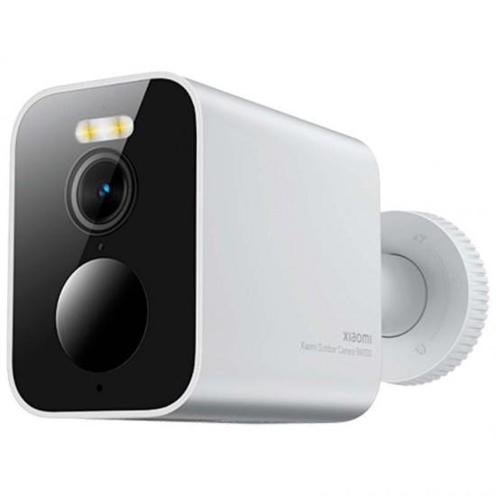 xiaomi outdoor camera bw300 camara vigilancia para exterior 2k campo de vision de 130º deteccion de movimiento humano vision nocturna a color ip67 llamada bidireccional color blanco
