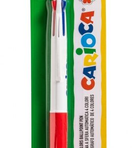 carioca boligrafo de 4 colores boligrafo con punta de esfera automatico 4 colores en un solo boligrafo punta Ø 1mm color varios
