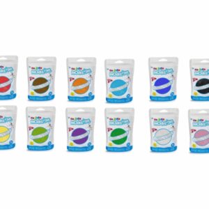 carioca modelight pack de 12 pastas de moldear super ligera elastica y maleable se seca al aire no ensucia las manos reutilizable con agua color varios