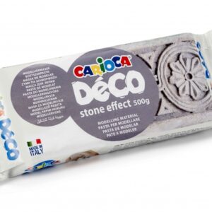 carioca stone pack de pasta de modelar 500gr efecto piedra apta para todas las tecnicas de modelaje endurece al aire aplicable sobre cualquier soporte color gris