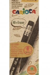 carioca eco family pack de 6 lapices hb cuerpo hexagonal goma incorporada mina Ø 3mm resistente a caidas no se astilla color gris