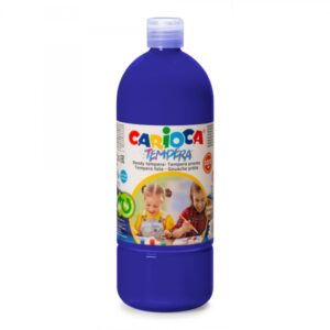 carioca botella tempera 1000ml colores superlavables faciles de mezclar aplicable en materiales porosos alta opacidad color morado