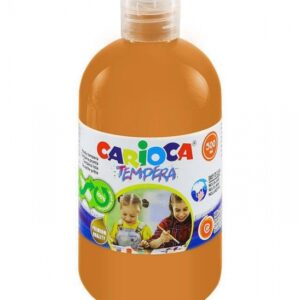 carioca botella de tempera 500ml colores superlavables faciles de mezclar aplicable en materiales porosos alta opacidad color oro