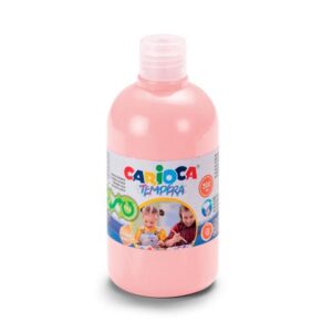 carioca botella tempera 500ml colores superlavables faciles de mezclar aplicable en materiales porosos alta opacidad color rosa