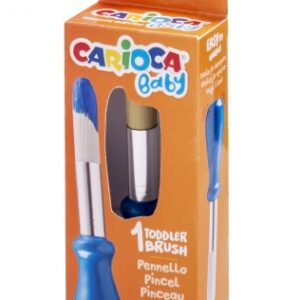 carioca baby pack de 1 pincel ergonomico cerdas suaves y duraderas facil de agarrar perfecto para colorear grandes superficies