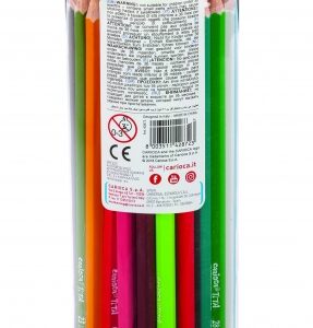 carioca tita pack de 50 lapices de resina cuerpo hexagonal colores brillantes y lavables escritura blanda mina Ø 3mm segura y super resistente a las caidas color varios