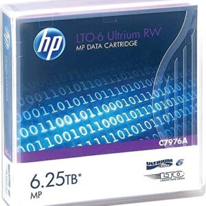 hp lto 6 ultrium rw 6.25tb mp cinta de datos