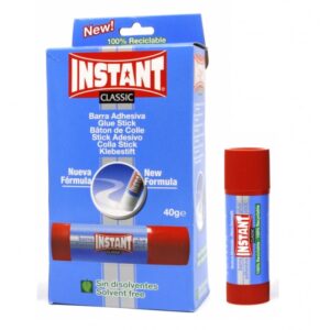 instant classic barra de pegamento 40grs apto para uso infantil y/o domestico lavable sin disolventes
