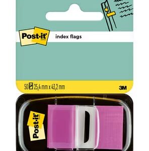 post it index dispensador con 50 marcadores reposicionables 25.4 x 43.2mm adherencia firme para marcar, señalar o destacar informacion 7000144933 color lila