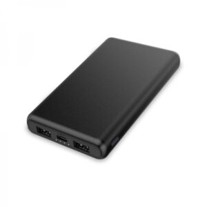 contact bateria externa/power bank 10000mah 10w usb a, usb c ultra ligera carga rapida y simultanea