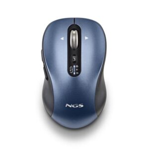 ngs infinity rb raton inalambrico 3200dpi conexiones 2.4 ghz + bluetooth 5.1 + bluetooth 5.1 5 botones uso diestro color azul/negro