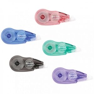 pelikan fancy roller mini corrector 5mmx6m tapon para proteger la punta tornillo de ajuste empuñadura de goma ergonomica colores surtidos 301961
