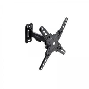 tooq soporte de pared con brazo para pantallas de 13" 43" giratorio e inclinable gestion de cables peso max 20kg vesa max. 200x200mm color negro